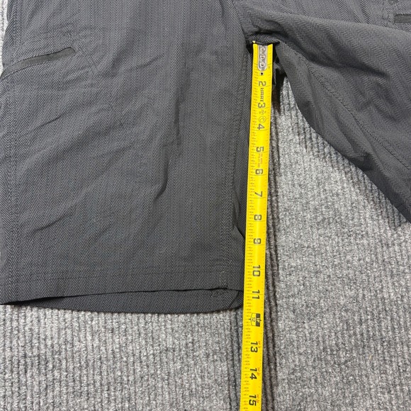 Eddie Bauer Ascent Shorts Men's 36 Charcoal Herringbone Outdoor Utility - Picture 5 of 8